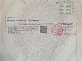 Bán đất 556 m2 xuân thới sơn hóc môn. mặt tiền đường lớn cách ủy ban xã 5 phút.