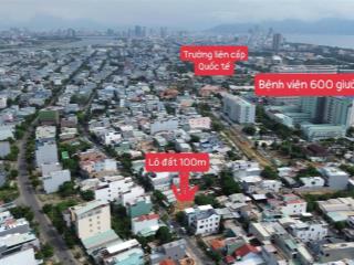 Bán đất 100m2, đường rộng 12m, gần bệnh viện, 300m ra trường liên cấp quốc tế