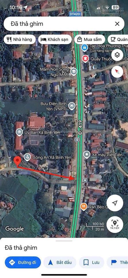 110m2, full thổ cư tuyến 2 tỉnh lộ 420, ngay cạnh ubnd xã, 3p sang fpt, kinh doanh đỉnh