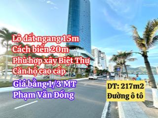 Bán đất dương hiến quyền, 17 tỷ, 217 m2, uy tín, giá tốt, cách biển 50m, nha trang, khánh hoà.