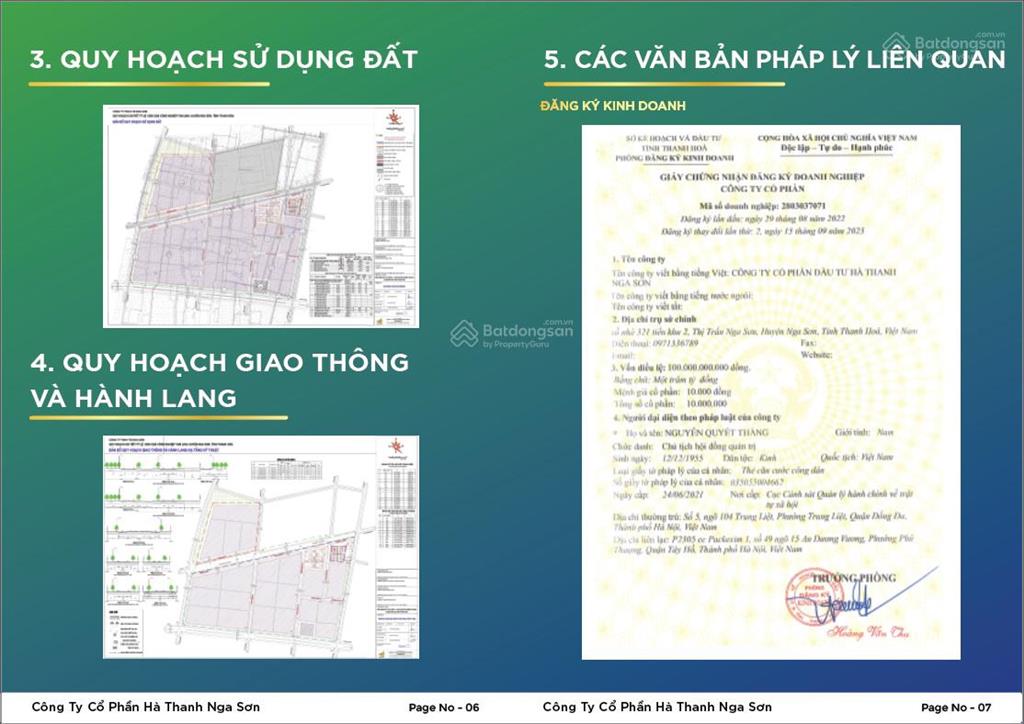 Đầu tư f0 cụm công nghiệp tam linh nga sơn, thanh hóa. tổng diện tích 37ha