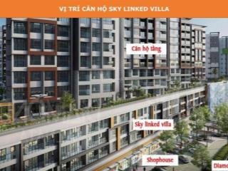 Bán sky linked villa 9,6 tỷ xe hơi lên tận nhà 2pn, 2wc  tt 36th  ck 16%  giỏ hàng nội bộ