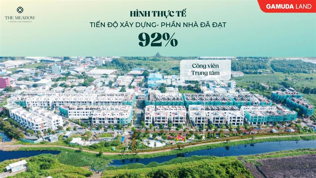 Căn đẹp nhà phố cao cấp the meadow giá 7 tỷ/căn, hỗ trợ vay 0% ls, ck 15%/căn