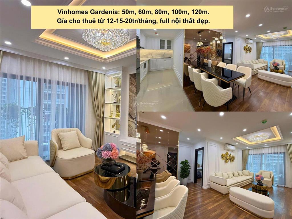 Cho thuê quỹ ch 1pn, 2pn, 3pn duplex tại vinhomes gardenia, mỹ đình giá chỉ từ 13tr/th 0968 113 ***