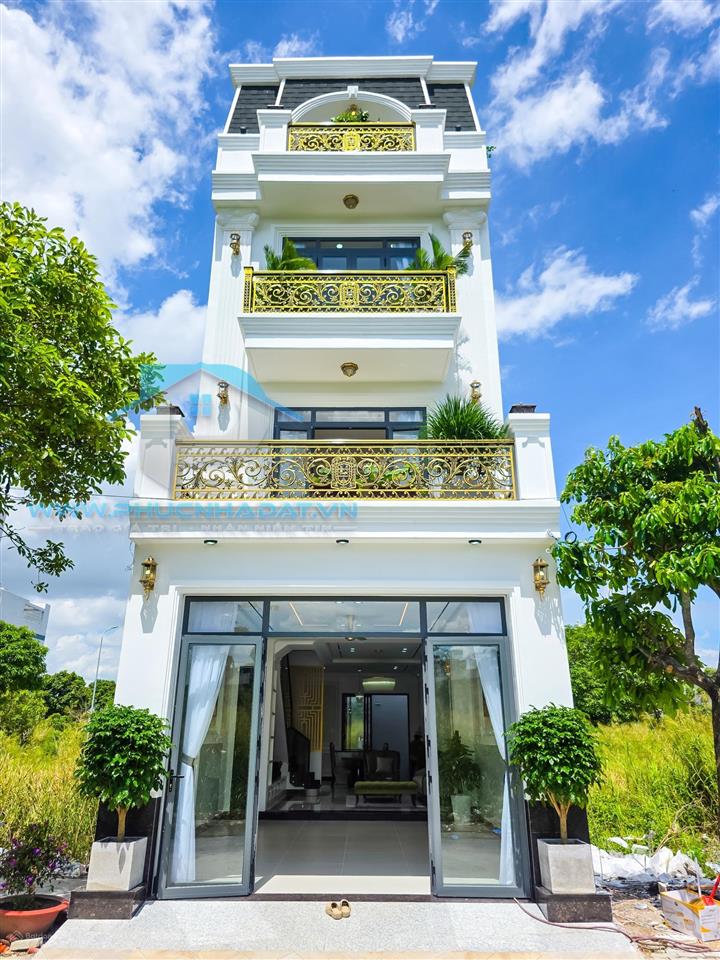 Phải thật nhanh để không phải đến sau nhà phố cổ điển luxury nhà bè  giá 9.8 tỷ, 5x17m