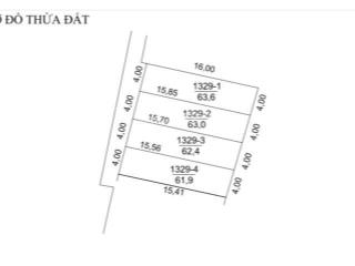 Cc bán lô đất 62.4m2 full thổ cư mặt tiền 4m, gần kcn quang minh, chợ hoa quả lớn nhất miền bắc