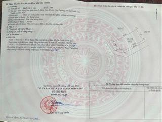 Cần bán lô góc đấu giá tại xã cao dương thanh oai, bây giờ là xã dân hòa tp hà nội.  0866 059 ***