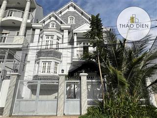 Cho thuê biệt thự mới đẹp nguyễn văn hưởng 367m2 gara trệt 3 lầu 4 phòng để ở  văn phòng