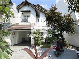 Cho thuê biệt thự 405m2 sân vườn 3 lầu 3 phòng tại thảo điền gần sông sài gòn chỉ 69 triệu/tháng