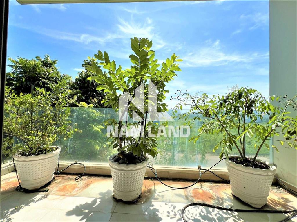 Cho thuê nhà khu villa thủ thiêm gần công viên thạnh mỹ lợi căn góc 2 mặt tiền hướng đông nam