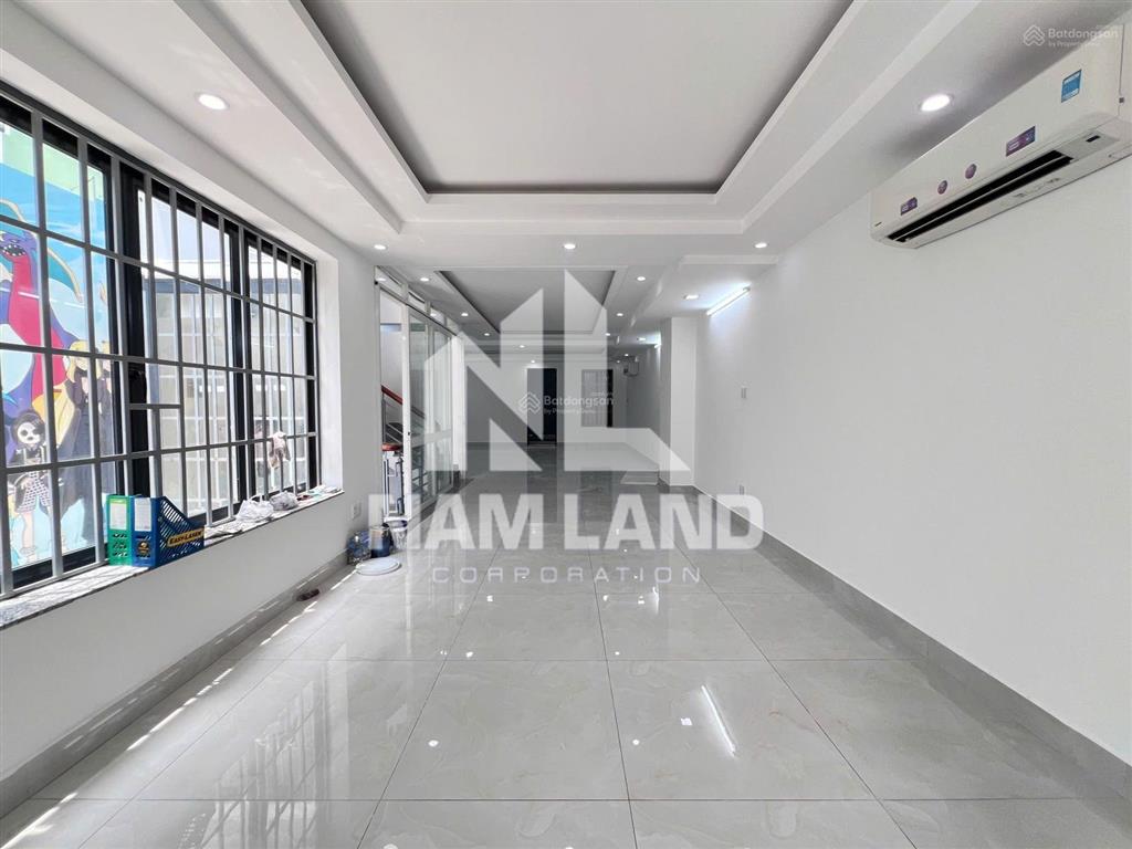 Cho thuê nhà có hầm, trệt trống suốt 3 lầu 6 phòng lớn làm văn phòng, ở tại đường lương định của