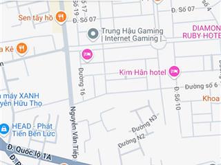 Đất đẹp vuông vức 240m², đường 12m ô tô tránh nhau, trung tâm bến lức