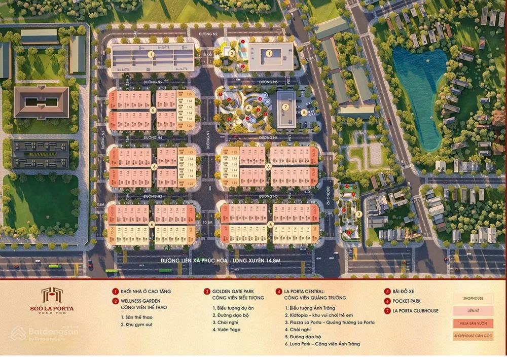 Dự án la porta phúc thọ 114m2 giá 12,5 tỷ.  0989 862 ***