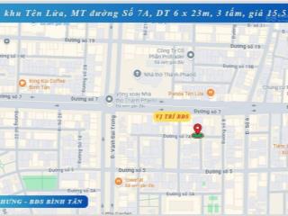Bán nhà khu tên lửa mt đường số 7a, 6 x 23m, 3 tấm, 15.5 tỷ (tín hưng)