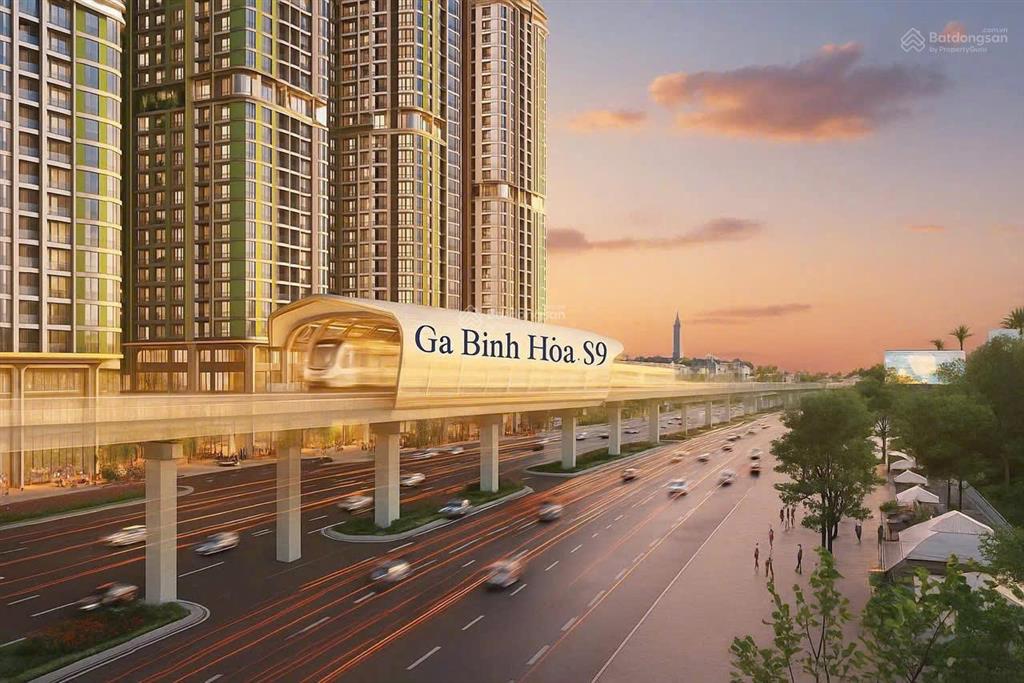 Thanh toán 10% nhận nhà t12/2026 ưu đãi gốc lãi 36 tháng liền kế ga metro  giá 2 tỷ 8 với căn 2pn
