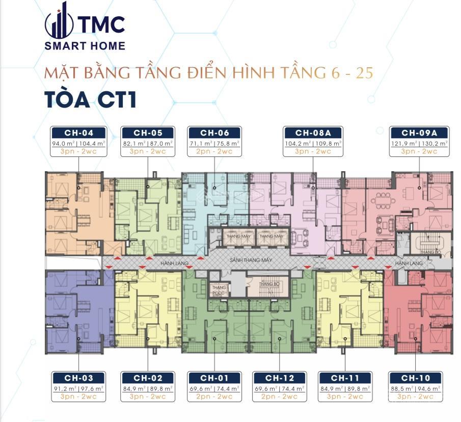 Căn hộ cao cấp thông minh tmc smart home. dự án jade square đang mở bán đợt 1 giá từ 90tr/m2