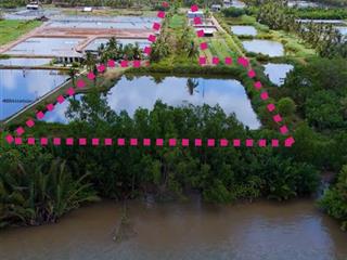Bán gấp 11,377m2 đất mặt tiền sông mekong giá rẻ chỉ 250tr/ 1,000m2  quy hoạch thổ cư
