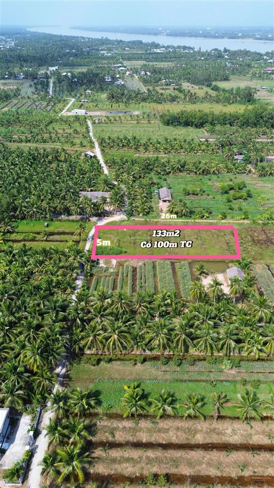 199 triệu đất thổ cư cù lao tân phú đông, sổ hồng riêng