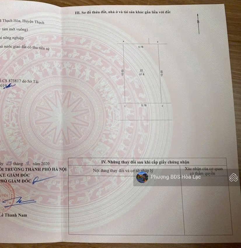 Bán 57.8m2 đất, mt rộng tại khu tđc bắc phú cát, gần chung cư phenika hòa lạc, giá chỉ hơn 6 tỷ