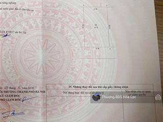 Bán 57.8m2 đất, mt rộng tại khu tđc bắc phú cát, gần chung cư phenika hòa lạc, giá chỉ hơn 6 tỷ