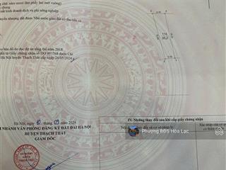 Chỉ hơn 4 tỷ có ngay sổ đỏ lô đất dt 55m2 tại khu tđc bắc phú cát, đối diện trường nầm non