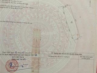 Bán lô đất view thoáng đẹp, mt rộng, dt 625m2 tai yên bình thạch thất, giá nhỉnh 10tr/m2