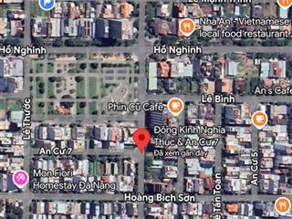 Chuyển nhượng siêu phẩm góc 2 mặt tiền đường đông kinh nghĩa thục  trục thông thẳng biển mỹ khê