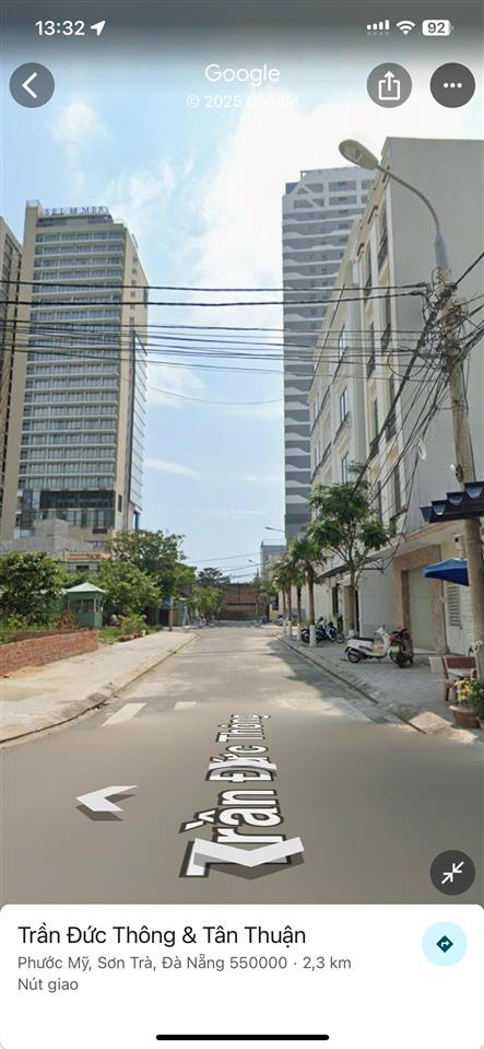 Hàng đẹp sát biển góc 2 mặt tiền trần đức thông tân thuận, cách biển mỹ khê 200m