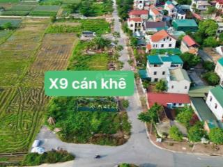 Chính chủ bán đất đấu giá x9 cán khê,dt125m2 mt 5m,đường rộng qh 40m, 2 mặt đường trước sau, giá rẻ