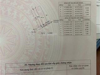 Bán đất xã bình khánh cần giờ tp. dt ngang 5x35m=181.6m2 thổ cư. khu dân cư. đường 6m