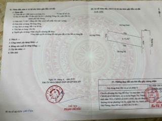 Bán đất mặt đường Cát Linh – Tràng Cát dt 71,4m2 ( 4,5 x 16 ) đường nhựa trước mặt 8m. 