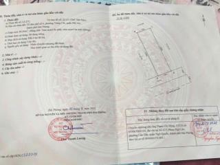 Bán đất TDC Tràng Cát dt 83,93m2 đường 12m đối diện bãi đỗ xe, hướng Đông Nam cực mát giá chỉ 46,5tr/m2. 