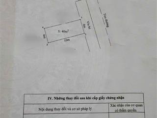 Bán đất TĐC Tràng Cát dt 40m2 giá chỉ 2,3 Tỷ, đường nhựa rộng 12m oto đỗ cửa. 