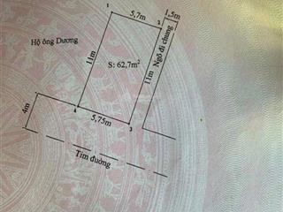 Bán đất tân vũ 2 tràng cát dt 54,45m2 lô góc đường nhựa 8m, gần vin noxh, kcn nam tràng cát.