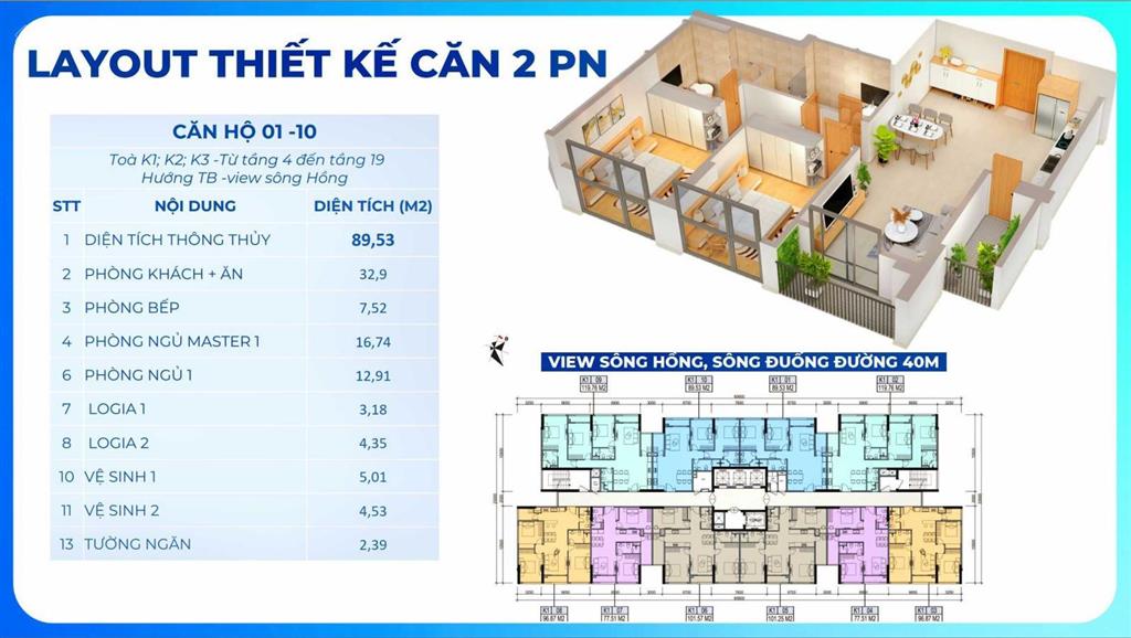 Bán cắt lỗ gấp căn hộ chung cư khai sơn city 90m2, siêu đẹp, giá 6.9 tỷ. 0985 575 ***