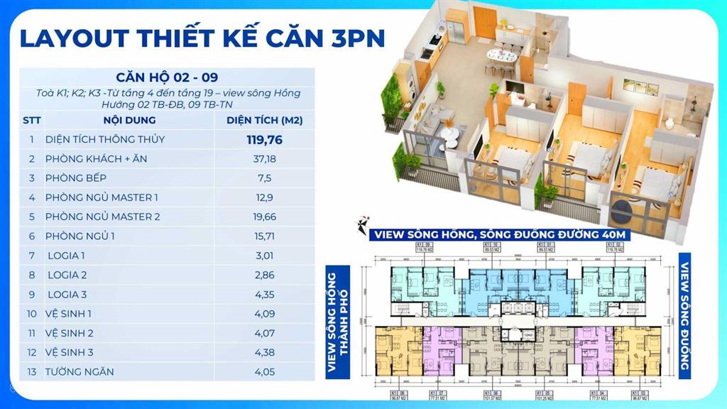 Bán cắt lỗ căn hộ chung cư khai sơn 120m2, 3pn, 3wc, 3bc, siêu đẹp.  0985 575 ***