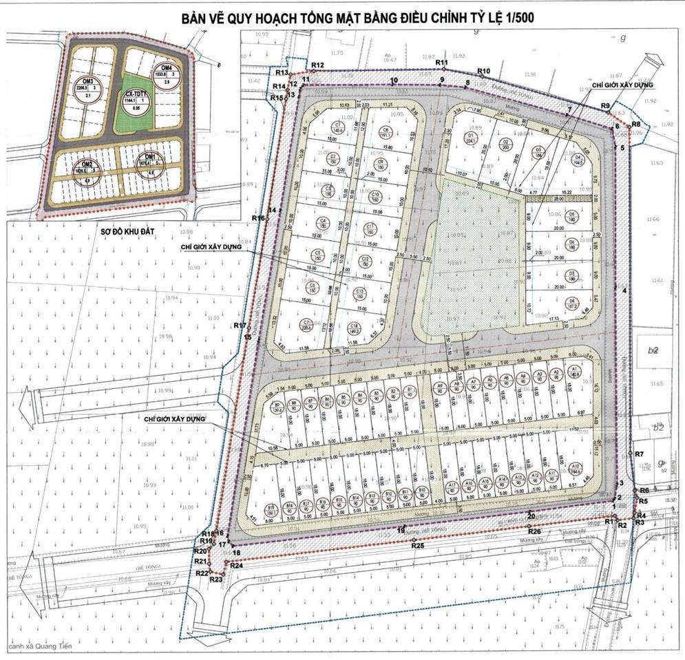 Chính chủ cần bán 90m2 đất đấu giá đông lai, quang tiến, giá hơn 4 tỷ, mt 5m, đường 7m có vỉa hè