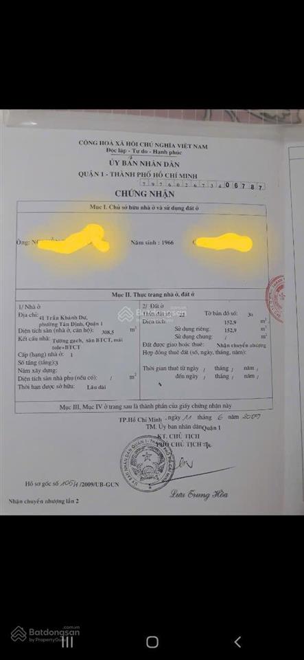 Bán nhà mặt phố trần khánh dư, 62 tỷ, 153m2, q1, hcm  giá tốt, đẹp, nhiều tiện ích