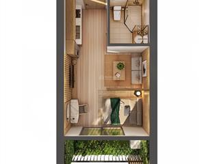 Bán studio skyforest, 36m2, tầng trung, view biệt thự đảo
