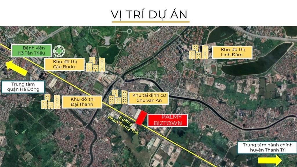 Bán suất ngoại giao  giá tốt nhất dự án hdb  palmy biztown đường 70  thanh trì  hà nội
