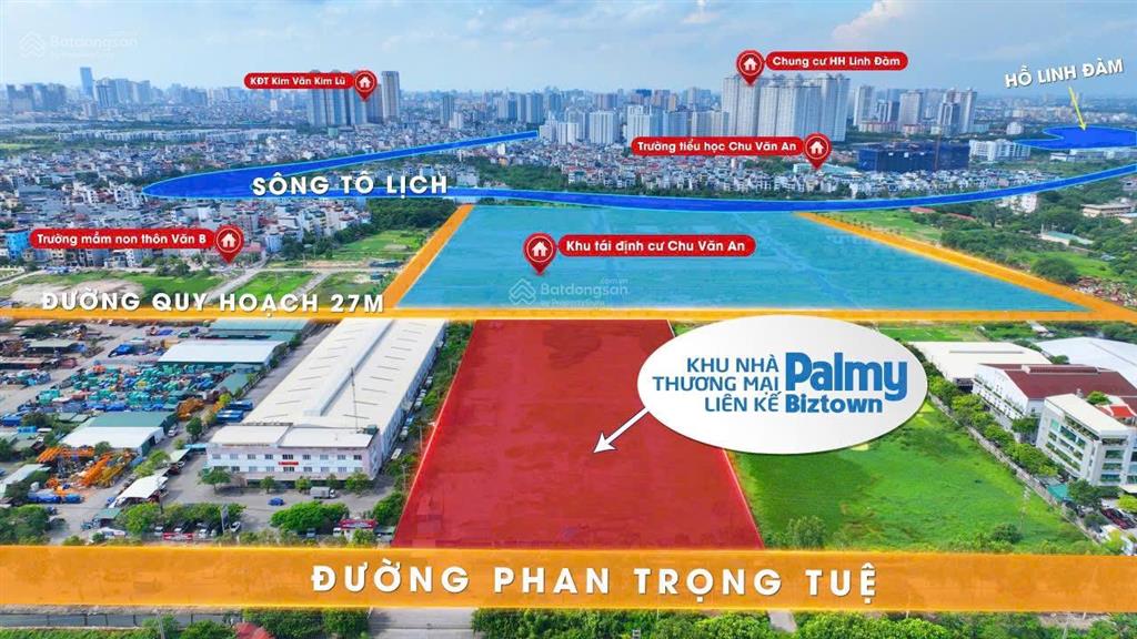Bán suất ngoại giao  giá tốt nhất dự án hdb  palmy biztown đường 70  thanh trì  hà nội