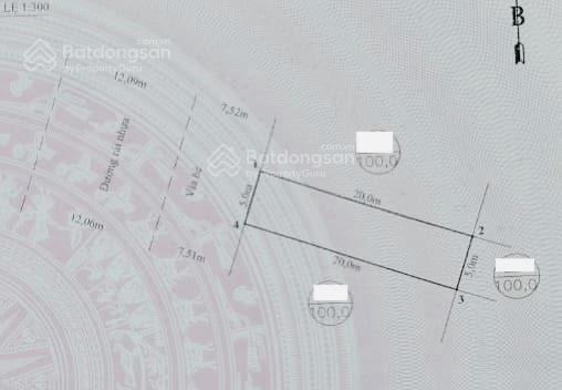 Bán lô đất 100m² đống chuối  đường 41m, vỉa hè 7m  giá chỉ 4,55 tỷ
