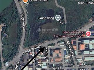 Bán góc 2 mt đường đinh gia trinh và hà duy phiên  hoà xuân  vị trí nằm khu dân cư nam cẩm lệ