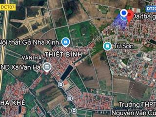 Cần bán gấp lô đất đẹp kim thiều, hương mạc, từ sơn, bắc ninh, gần cầu tứ liên, giá nhỉnh 3 tỷ