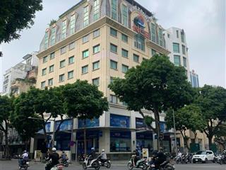 Toà vp ngõ 59 phố láng hạ 110m*8t, mt 10m, lô góc 2 mặt ngõ ô tô tránh, 20m ra phố, sổ vuông 52.5tỷ
