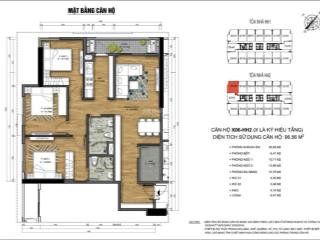 Chính chủ bán căn 3 ngủ 97m2 chung cư 90 nguyễn tuân  0913 535 ***