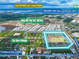 Bán lô b4.17, b4.20, a7.33 đường thông t&t, view ra đường long hậu, hướng mát đông nam, chênh 150tr