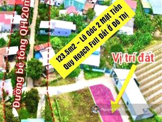 Lô góc diên phước đường ô tô 123,5m2 chỉ 800tr