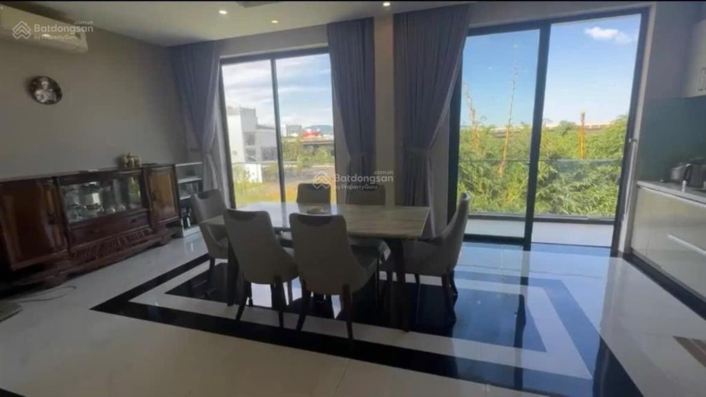 Biệt thự 3 tầng, 27.8 tỷ, 366.8m2, mt 13.35m, khu đảo nổi, view sông vĩnh viễn