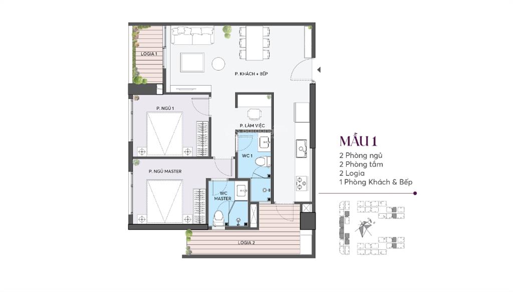 Căn 83m² the wisteria vừa lên sóng  view thoáng, thiết kế đẹp giá hợp lý.  0973 525 ***